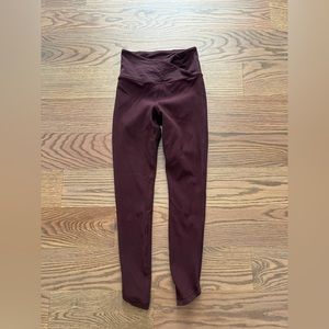 athleta ribbed crossover leggings